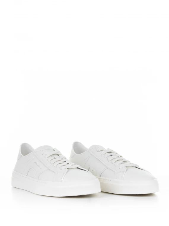 White leather sneaker