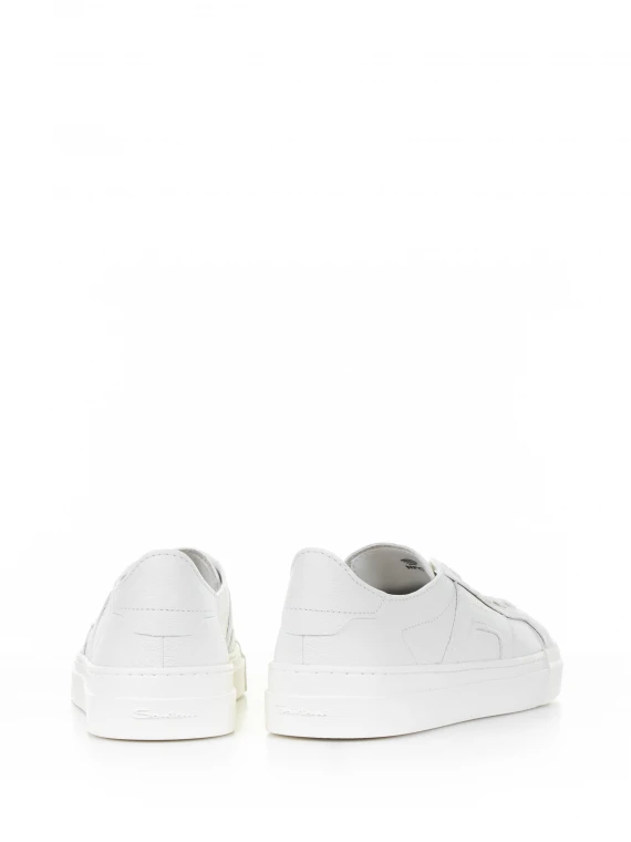 White leather sneaker