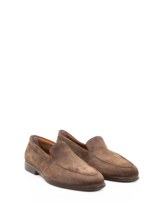 Brown Suede Moccasin