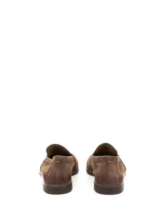 Brown Suede Moccasin