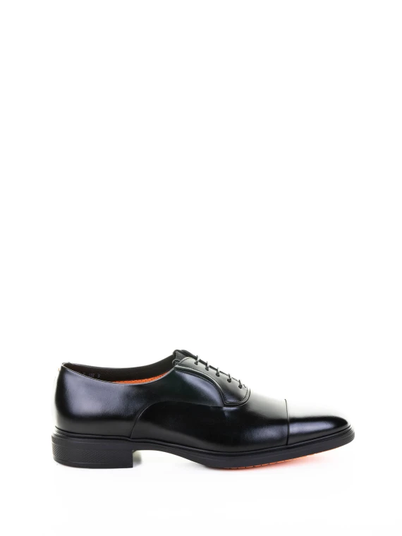 Black Leather Oxford