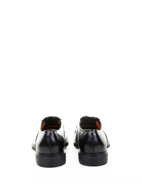 Black Leather Oxford