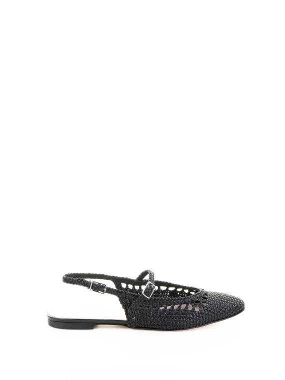Chanel slingback traforata con cinturino