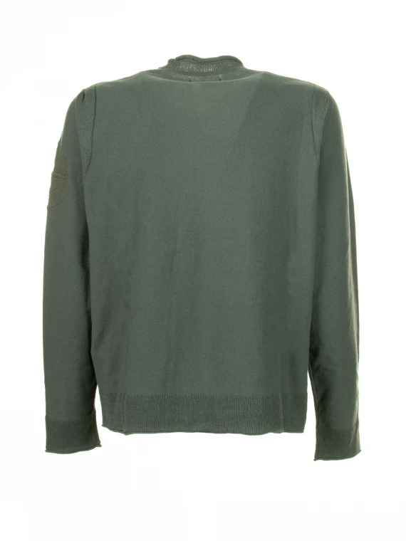 Maglia girocollo verde