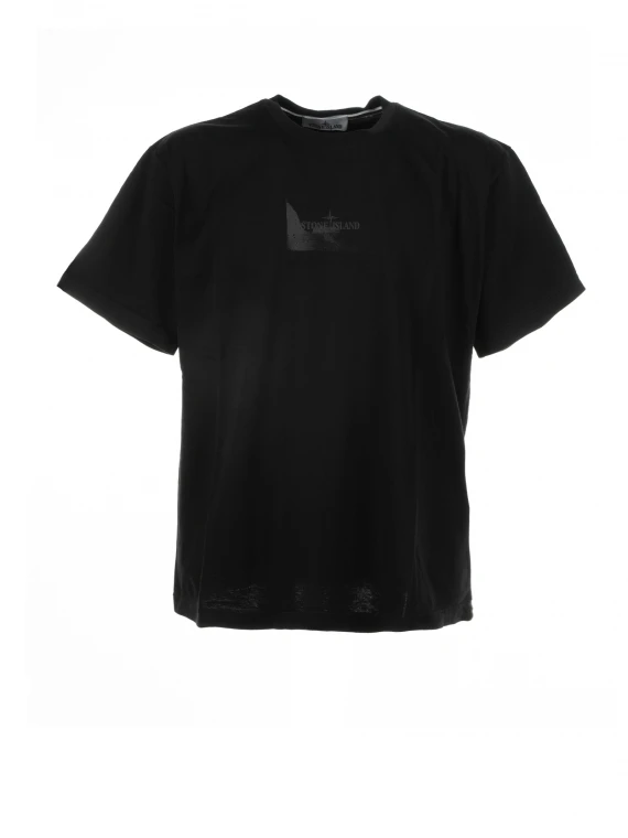 Black logoed t-shirt