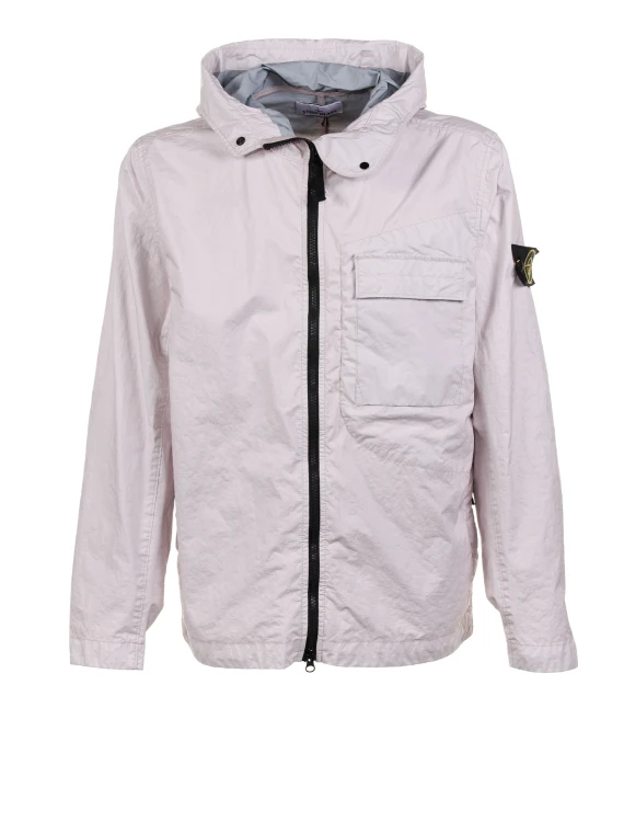 Giubbino con logo sulla manica