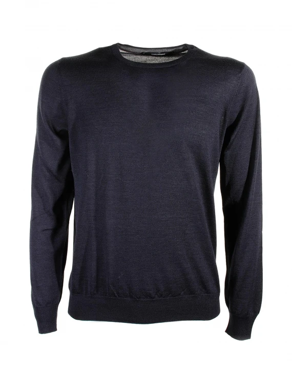 Crewneck wool sweater