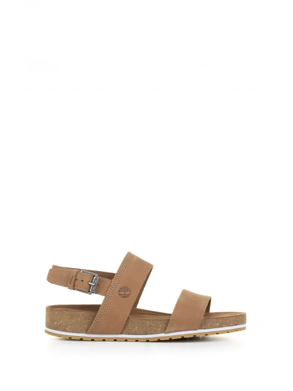 Brown leather sandal