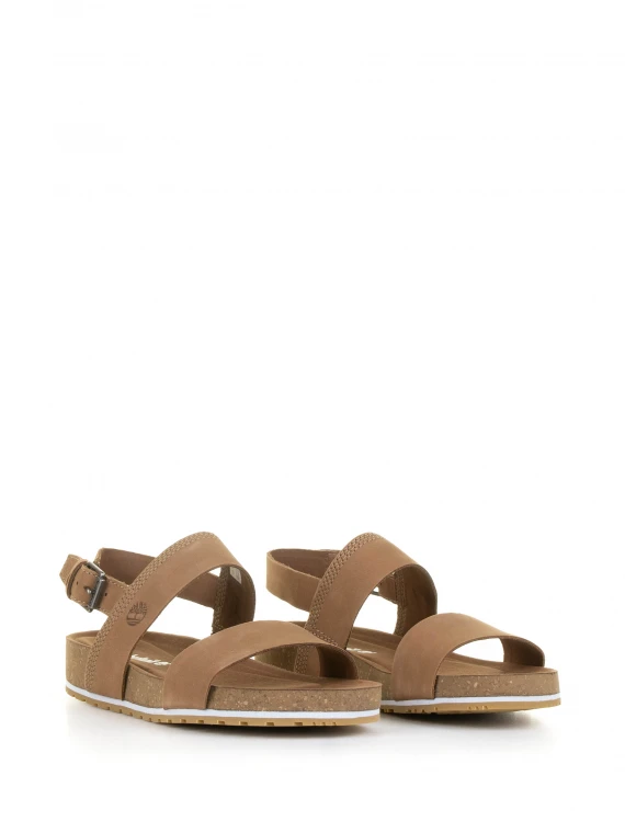 Brown leather sandal