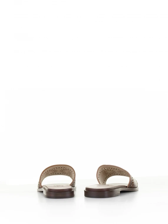 Kate low leather sandal