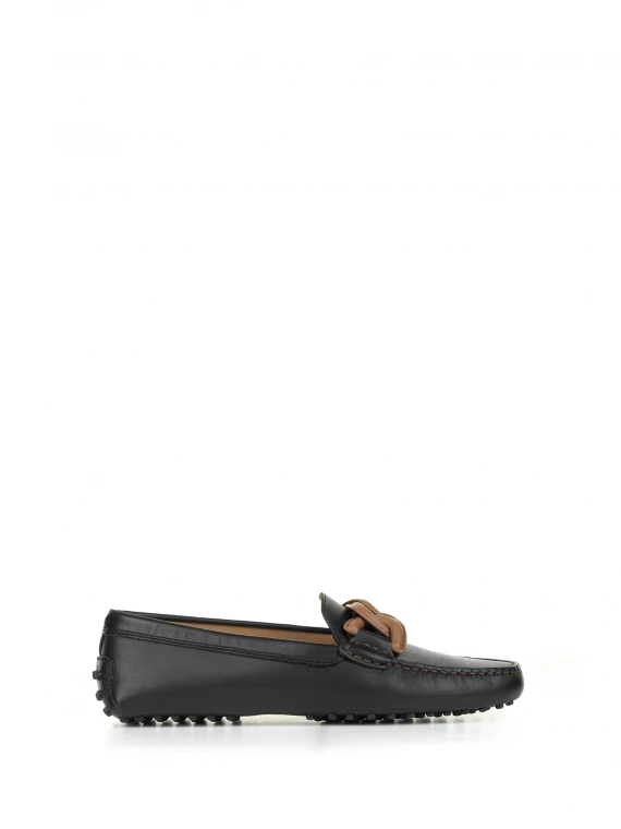 Gommino Kate brown leather moccasin