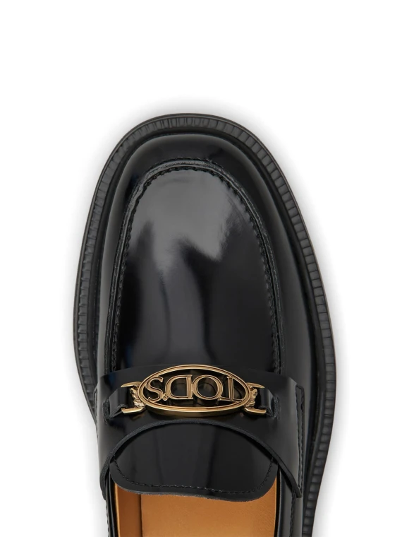 Leather Moccasin with Horsebit