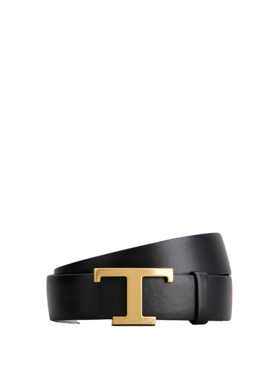 Black Leather Belt