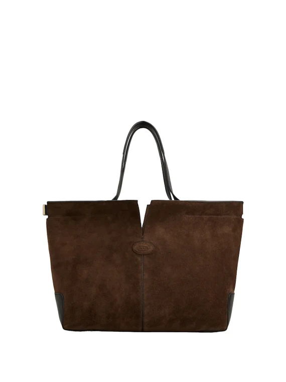 Brown suede bag