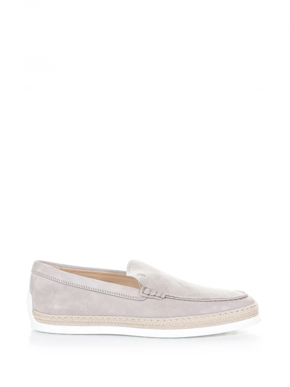 Suede slip-ons