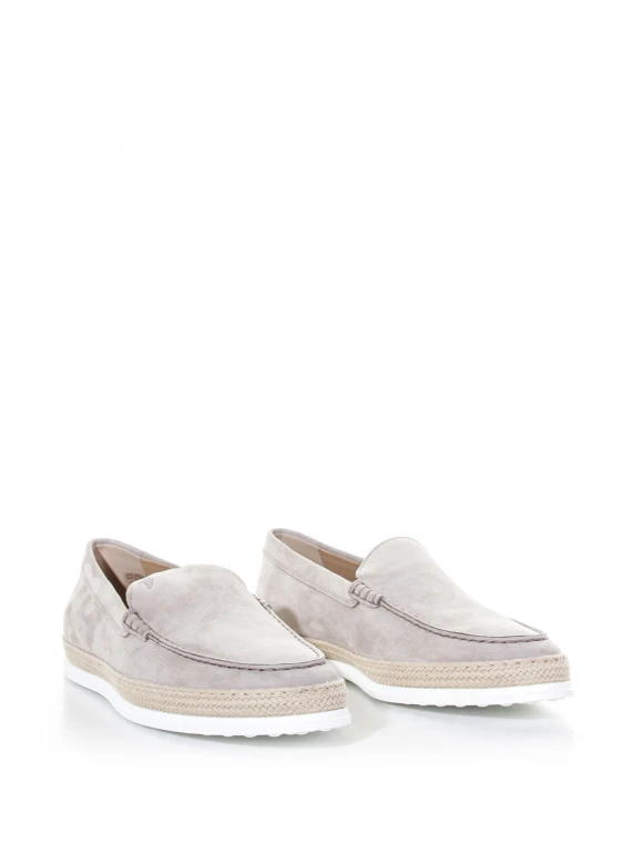 Suede slip-ons