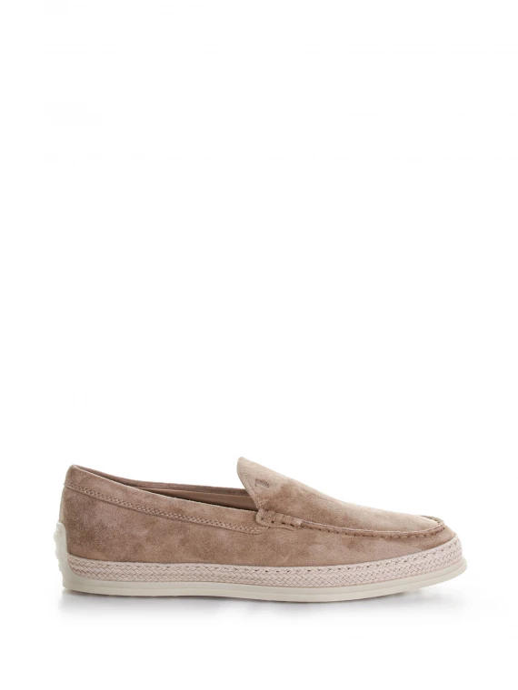 Slip-on in pelle scamosciata