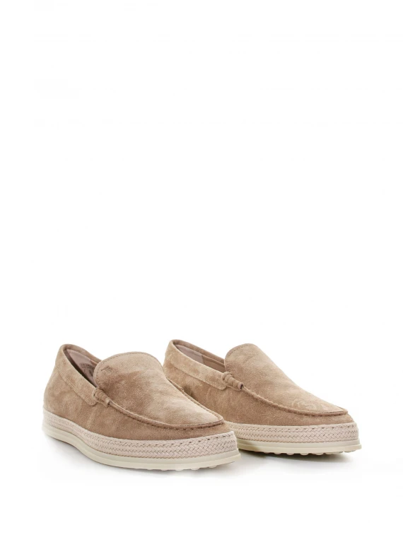 Suede slip-ons