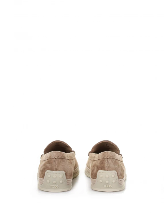 Slip-on in pelle scamosciata