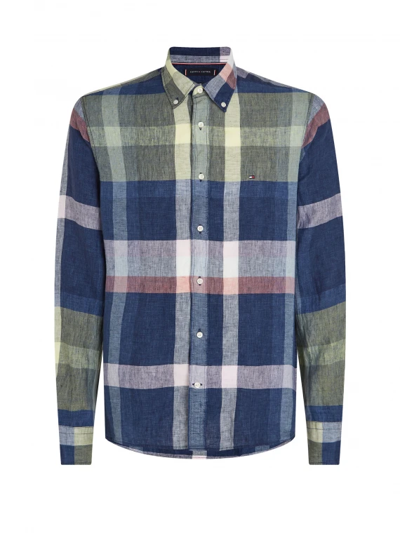 Multicolored checked shirt