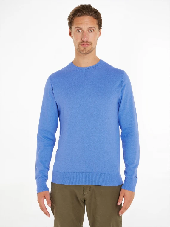 Light blue crew neck sweater