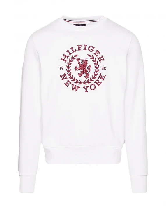 Sweatshirt with oversized crest