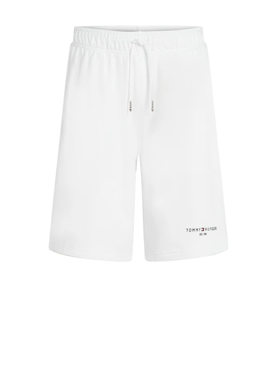 Bermuda bianco con logo