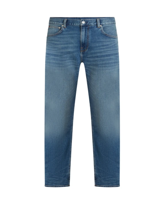 Jeans Denton dal taglio dritto con baffature