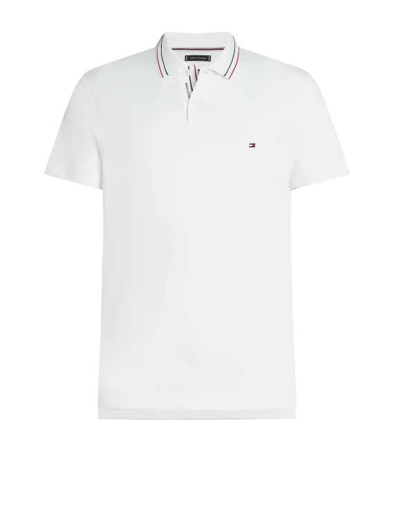 Polo regular fit con dettagli a contrasto