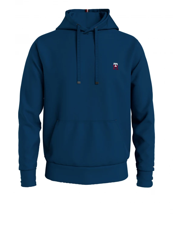 Sweatshirt with hood and logo