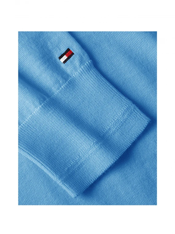 Maglia girocollo azzurra