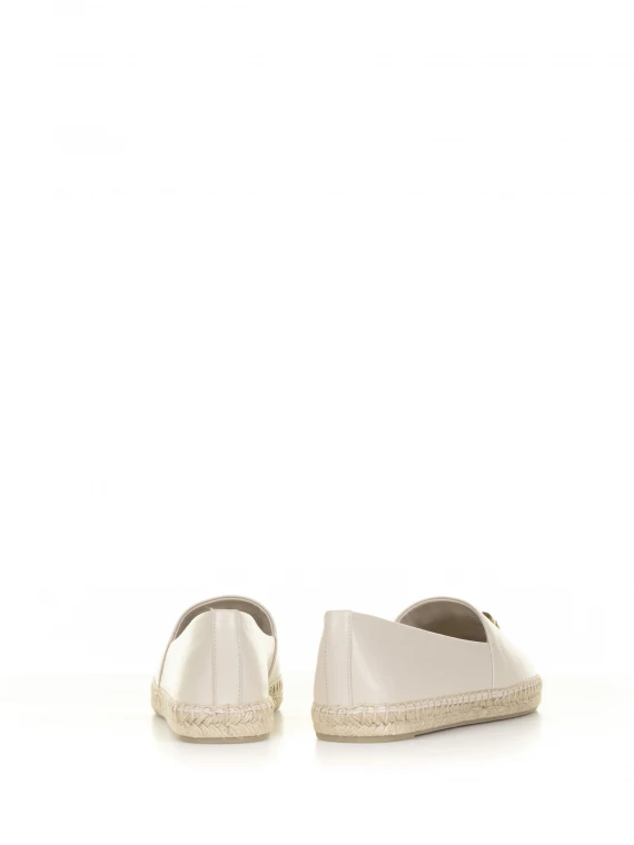 Espadrillas Eleanor con logo in metallo