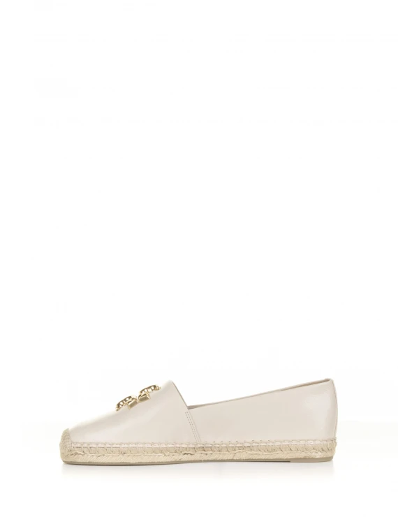 Espadrillas Eleanor con logo in metallo