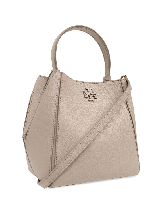 McGraw Bucket Bag Beige Leather