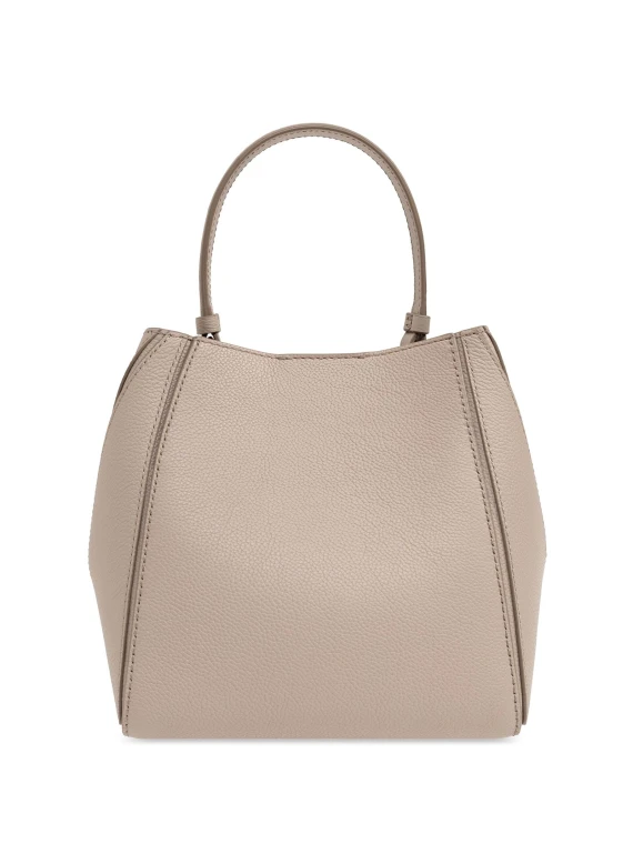 McGraw Bucket Bag Beige Leather