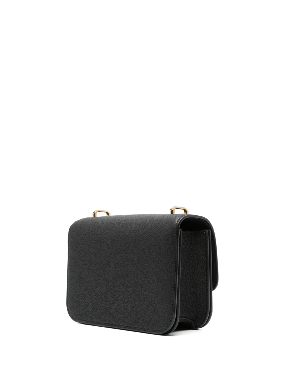 Eleanor Small Black Leather Bag