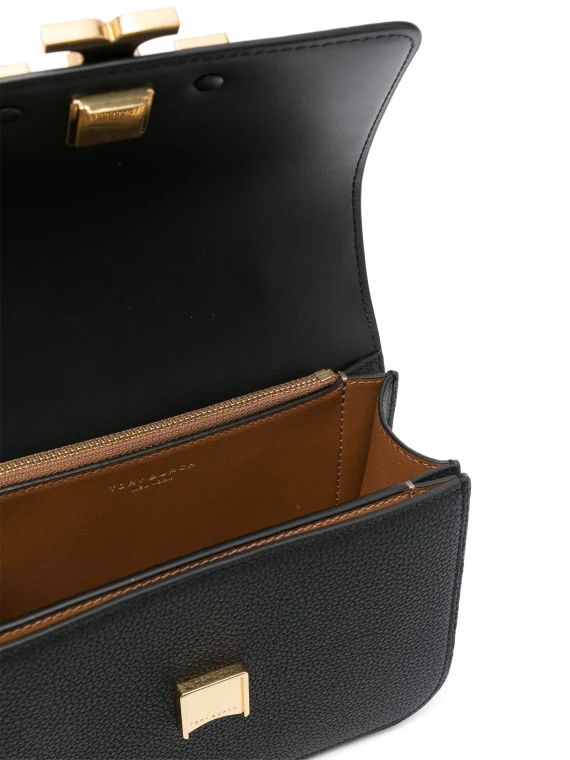 Eleanor Small Black Leather Bag