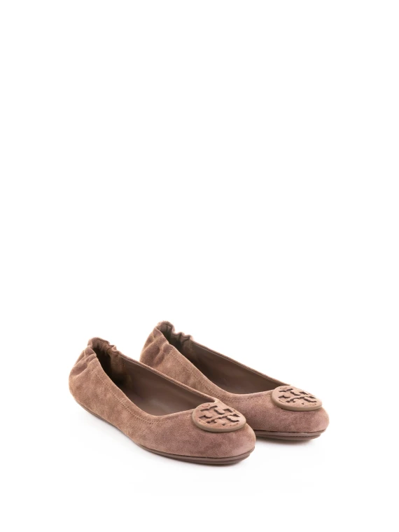 Minnie suede ballerina