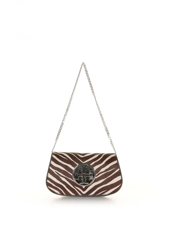 Reva zebra shoulder bag