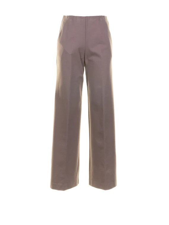 Pantalone marrone punto milano donna