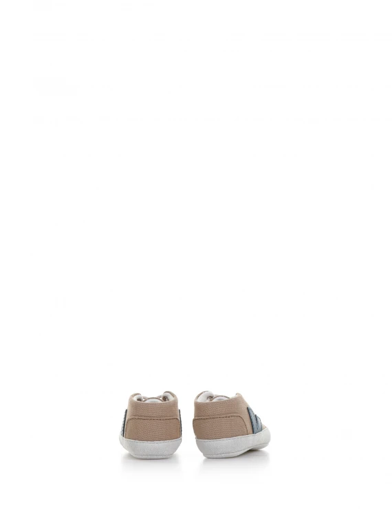 Taupe suede sneaker