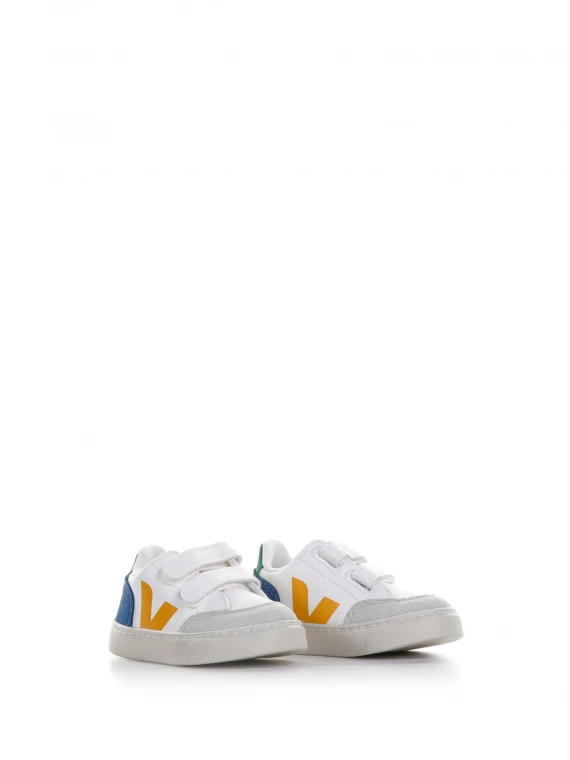 Multicolor sneaker with strap