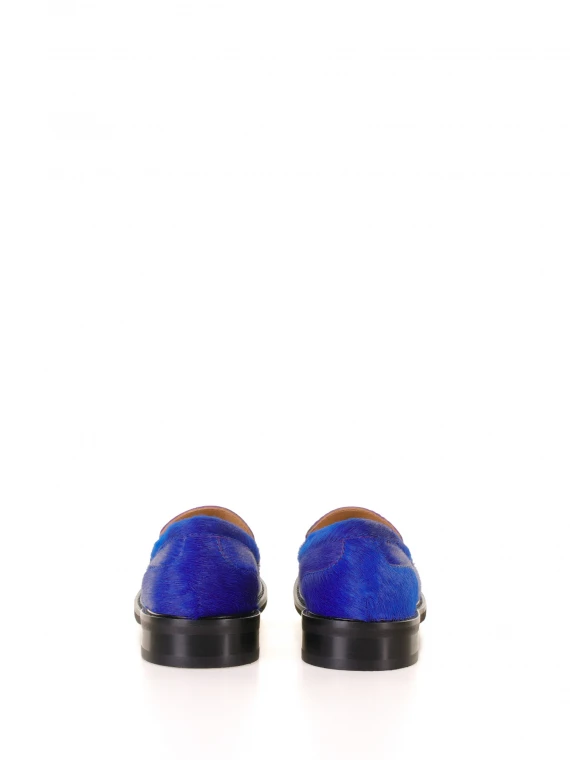 Mocassino Pony blu