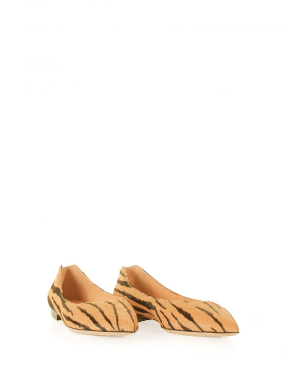 Ballerina flat tigrata