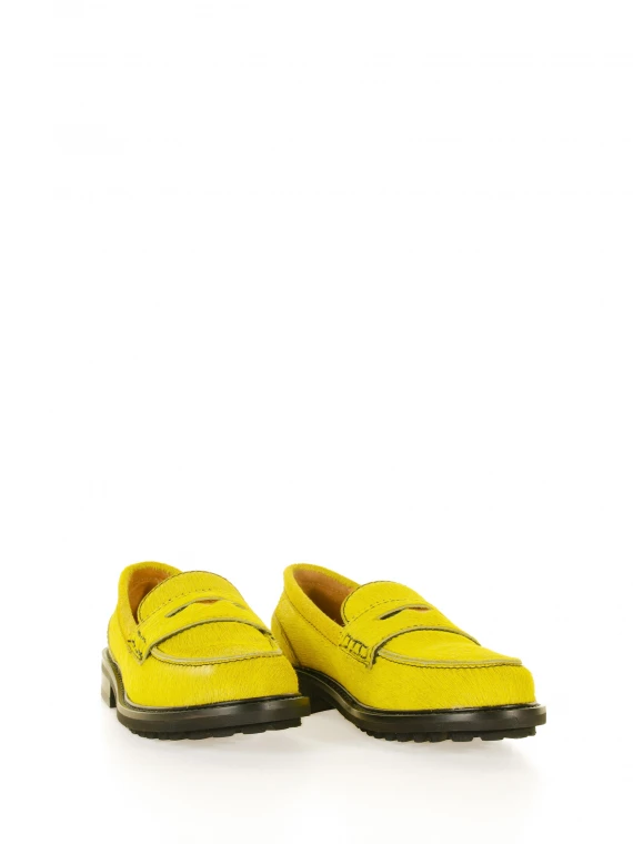 Yellow Pony loafer