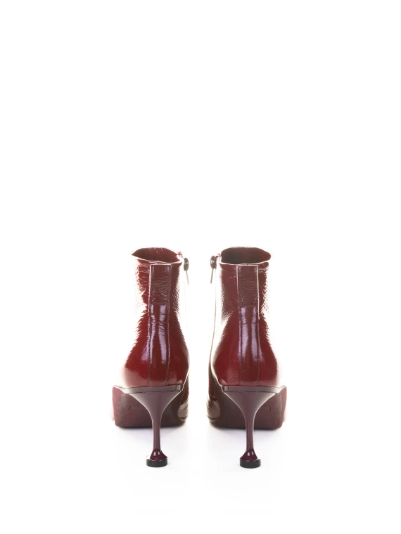Stivaletto alla caviglia burgundy