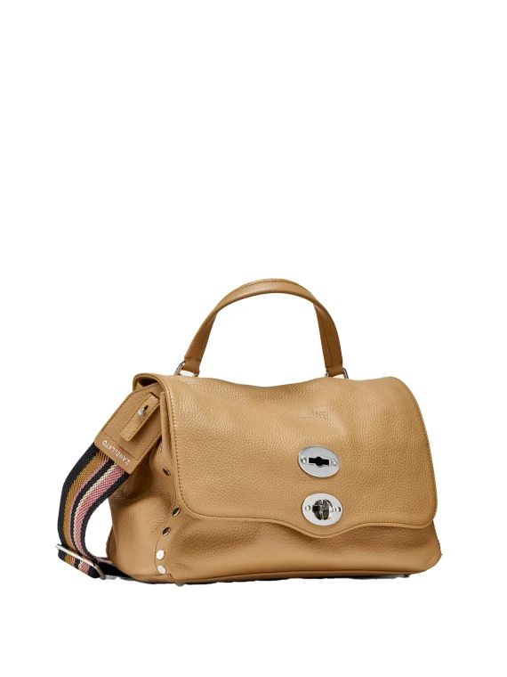 Borsa a Mano Postina Daily S marrone in pelle