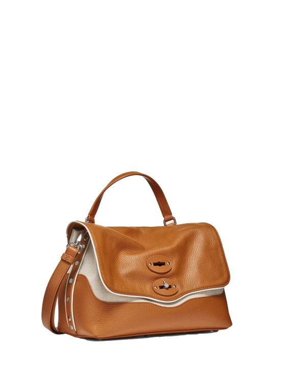 Borsa postina Racquet Club in pelle con tracolla