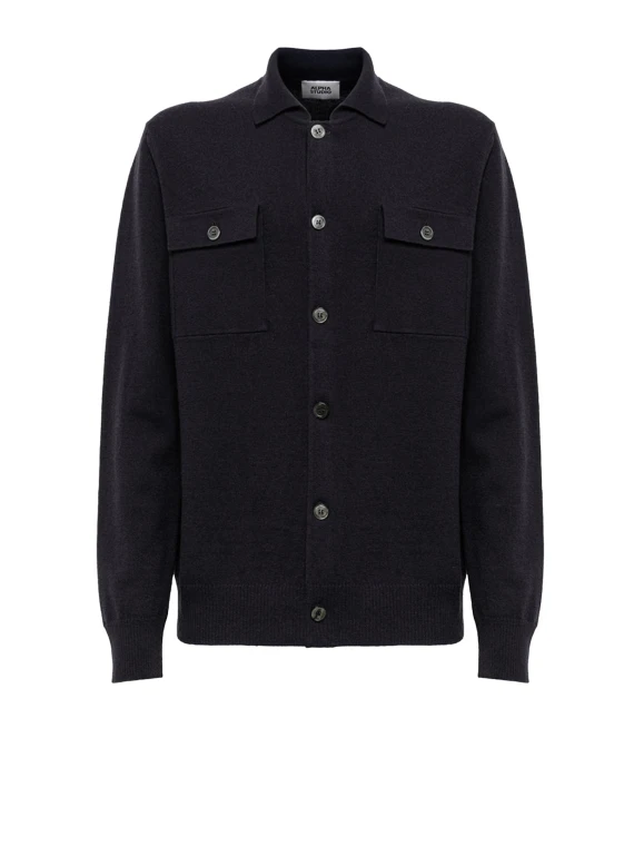 Camicia blu notte uomo