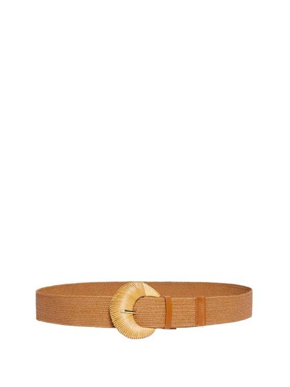 Cinture RAFFIA CUOIO